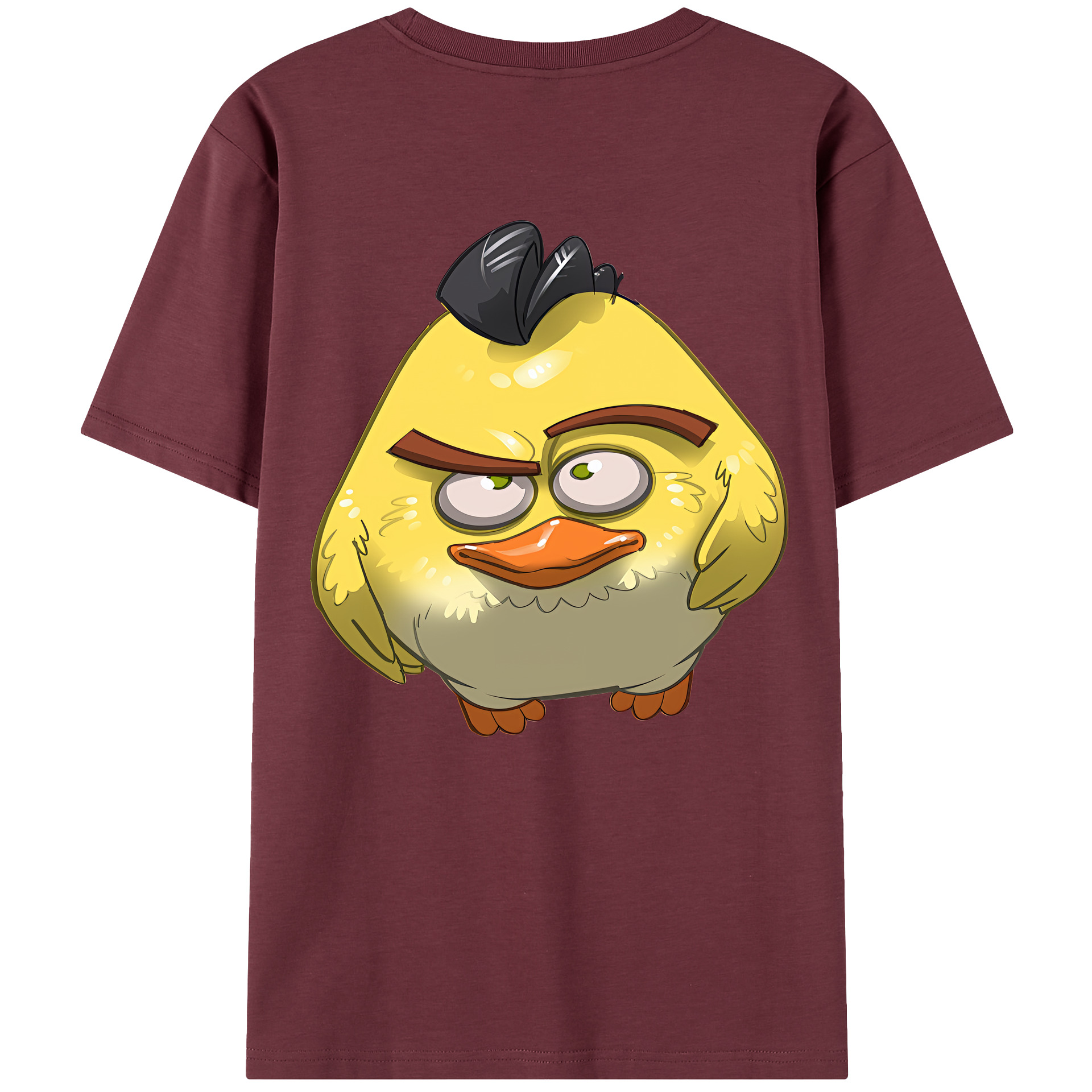 （画像用） Angry Birds アングリーバード 綿100％半袖Tシャツ（背面プリント）